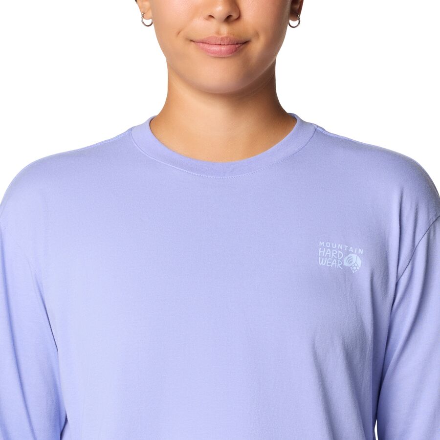 Mountain Hardwear Mountain Sunset Boxy Crop Long-Sleeve Top - Women's Light Illusion