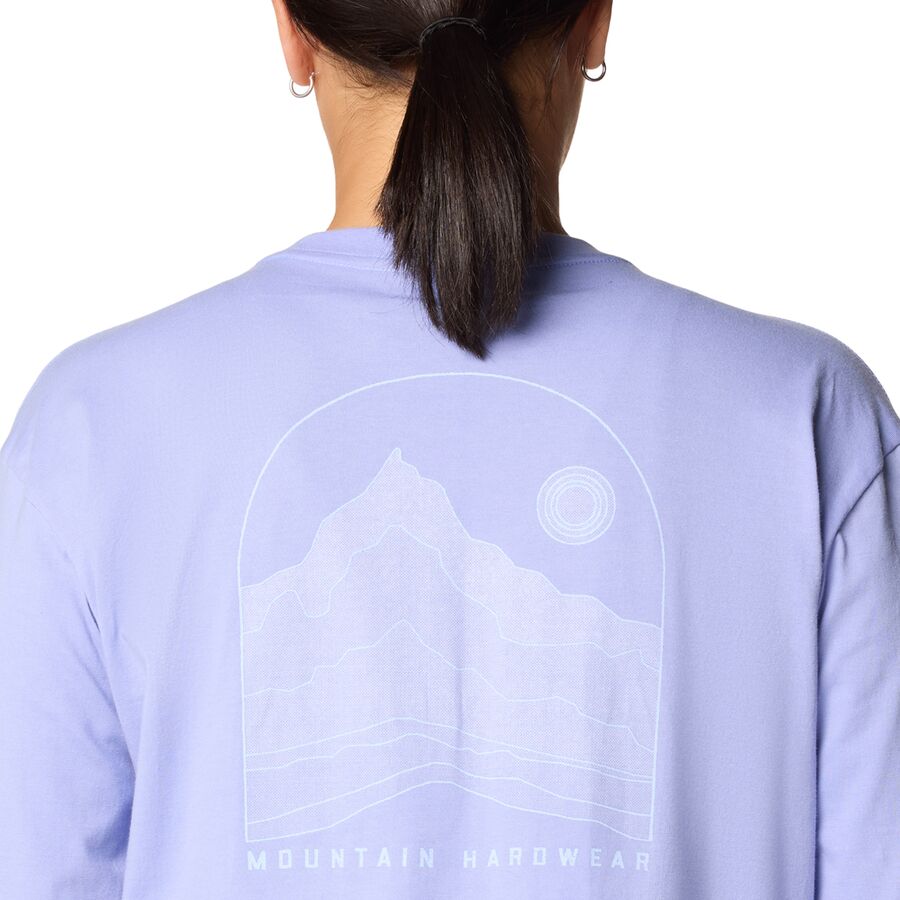 Mountain Hardwear Mountain Sunset Boxy Crop Long-Sleeve Top - Women's Light Illusion