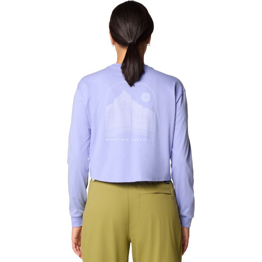 Mountain Hardwear Mountain Sunset Boxy Crop Long-Sleeve Top - Women's Light Illusion