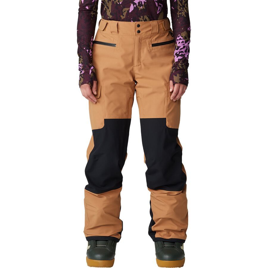 Mountain Hardwear Powder Maven Pant - Women's Copper Clay/Black