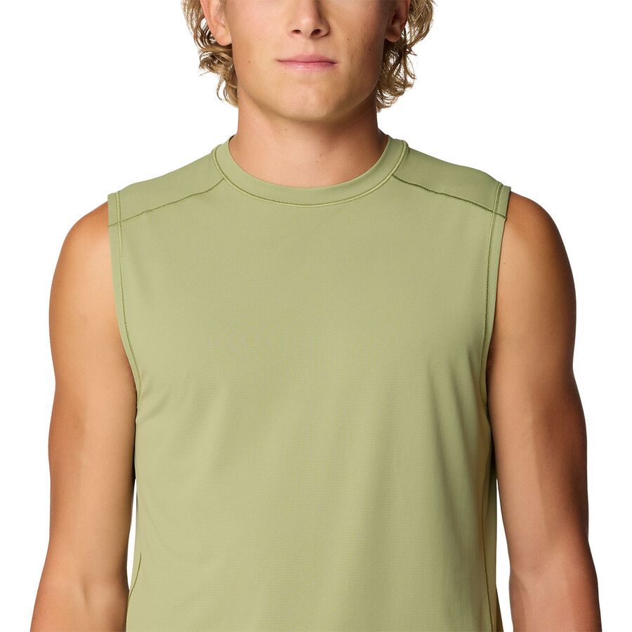 Mountain Hardwear SplitSecond Tank Top - Men's Light Cactus