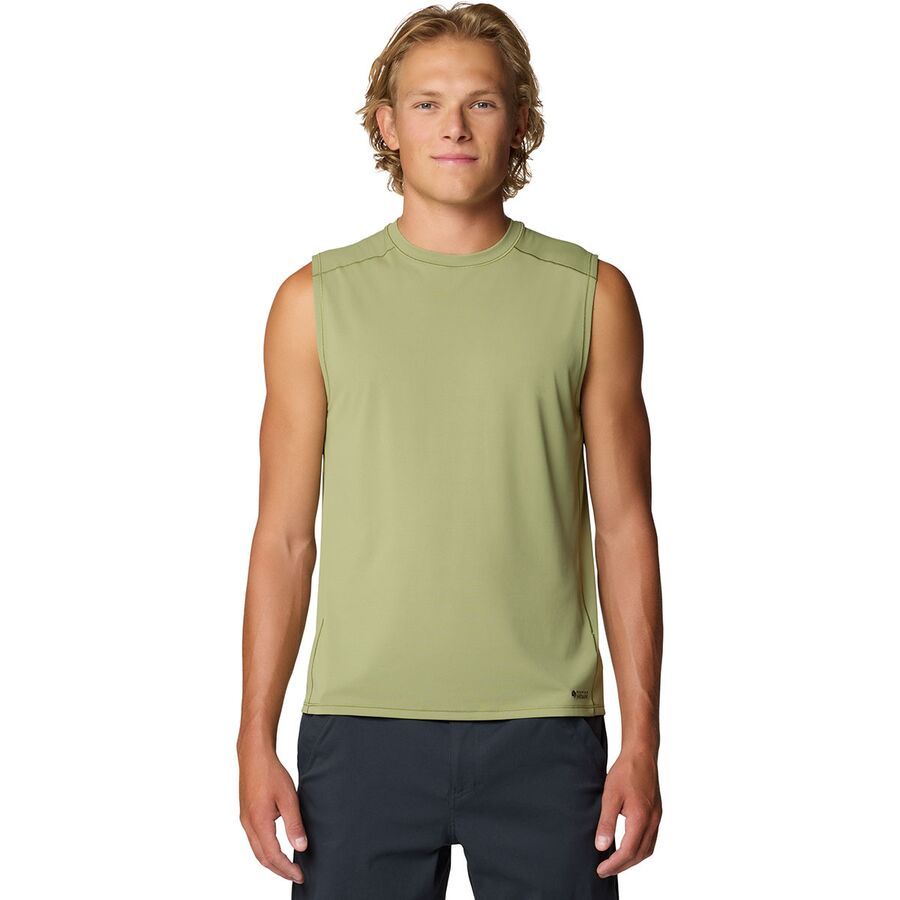 Mountain Hardwear SplitSecond Tank Top - Men's Light Cactus