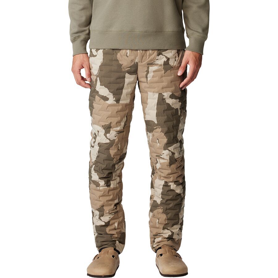 Mountain Hardwear Stretchdown Light Pant - Men's Badlands Snowdrifts Print