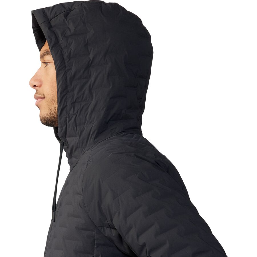 Mountain Hardwear Stretchdown Light Pullover Hoodie - Men's Black