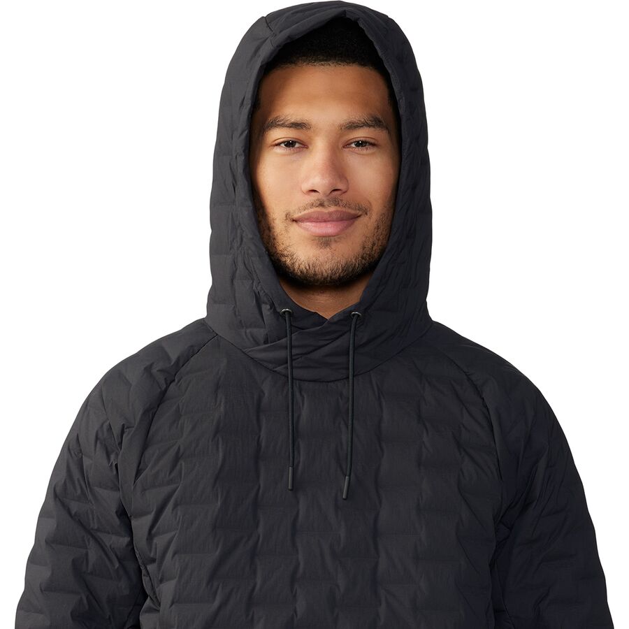Mountain Hardwear Stretchdown Light Pullover Hoodie - Men's Black
