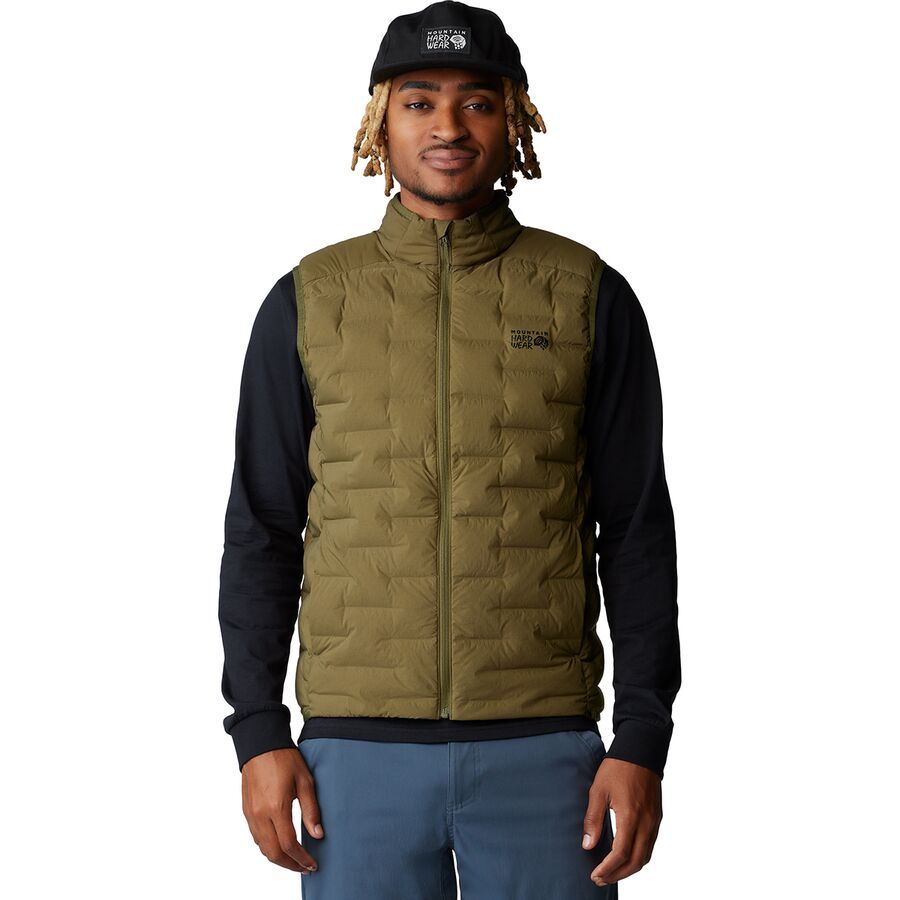 Mountain Hardwear Stretchdown Vest - Men's Combat Green
