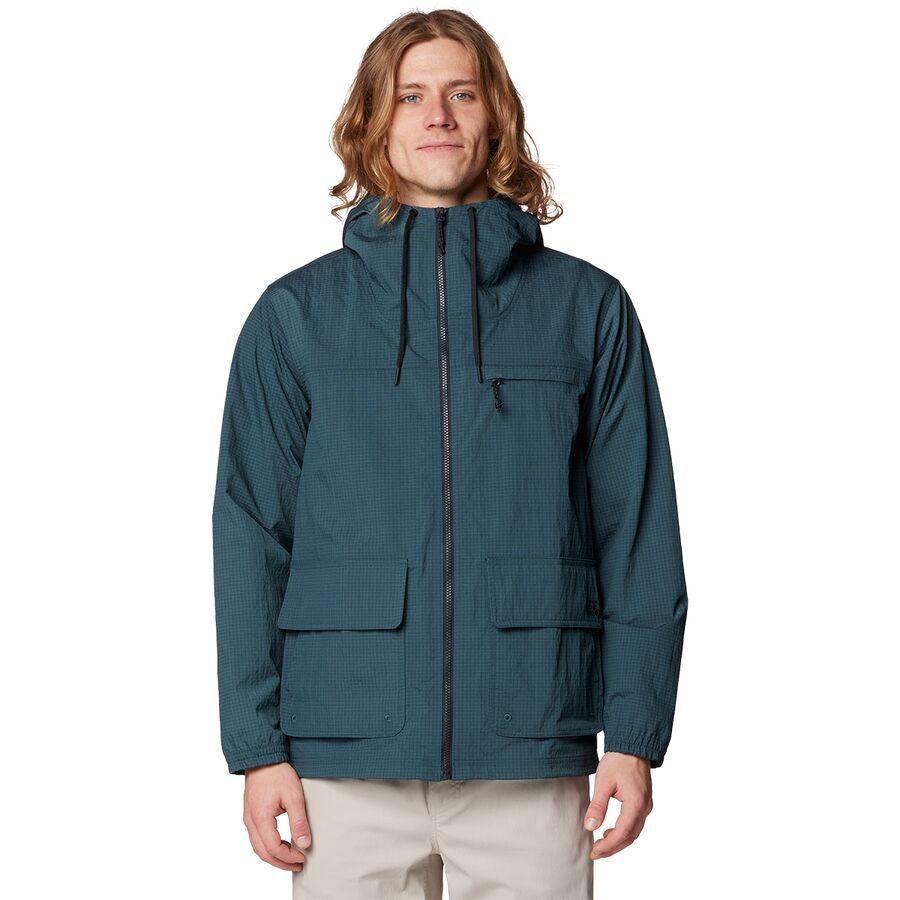 Mountain Hardwear Stryder Full-Zip Jacket - Men's Blue Pine Ripstop