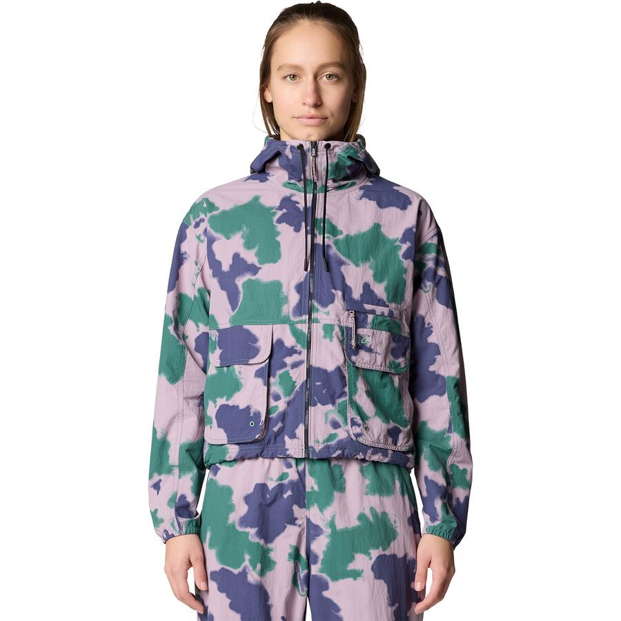 Mountain Hardwear Stryder Full Zip Jacket - Women's Blue Pine Blissed Dye Print