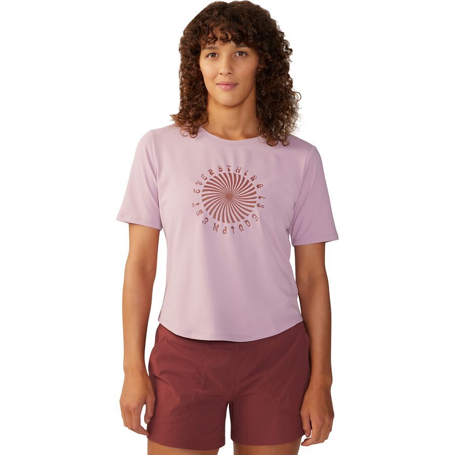 Mountain Hardwear Sunblocker Short-Sleeve Top - Women's Pink Moonstone