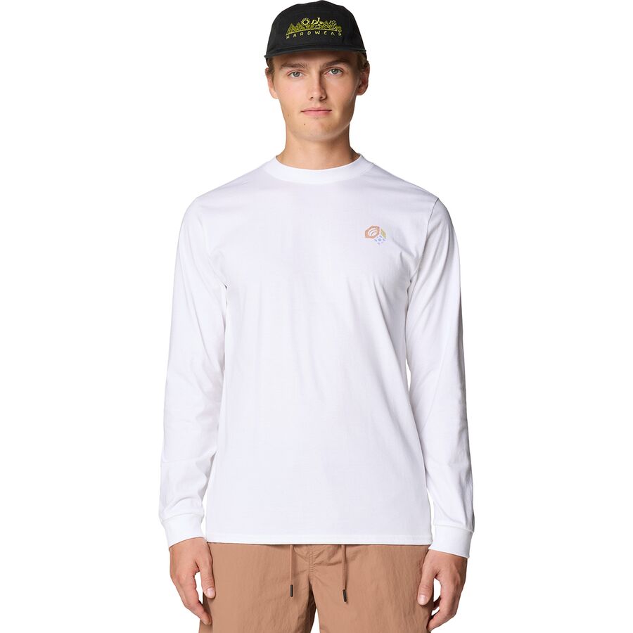 Mountain Hardwear Tri-Color Bolt Long-Sleeve Shirt - Men's White