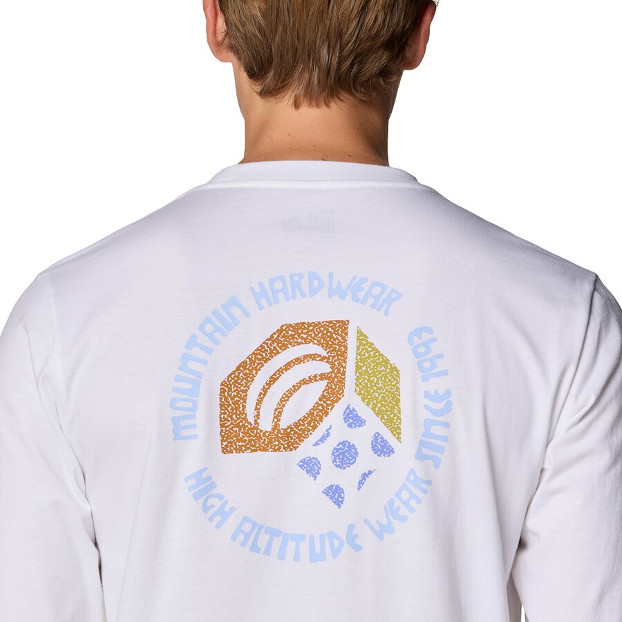 Mountain Hardwear Tri-Color Bolt Long-Sleeve Shirt - Men's White