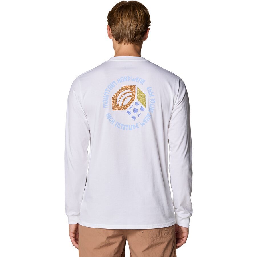Mountain Hardwear Tri-Color Bolt Long-Sleeve Shirt - Men's White