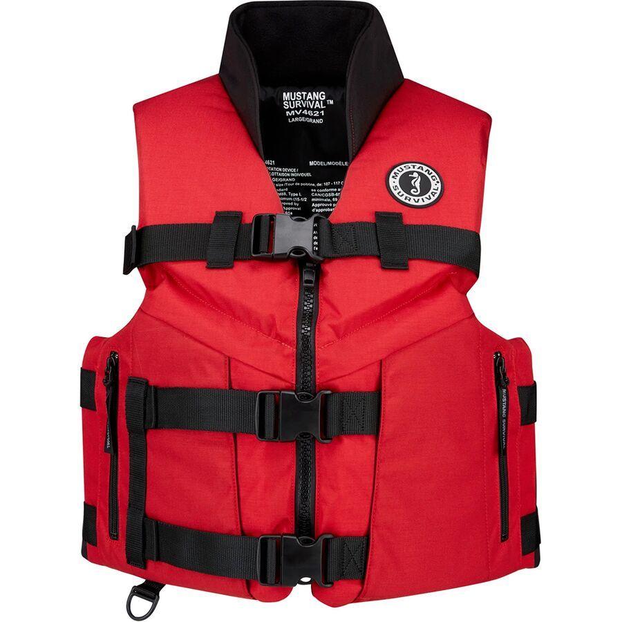 Mustang Survival Accel 100 Fishing Vest Red/Black