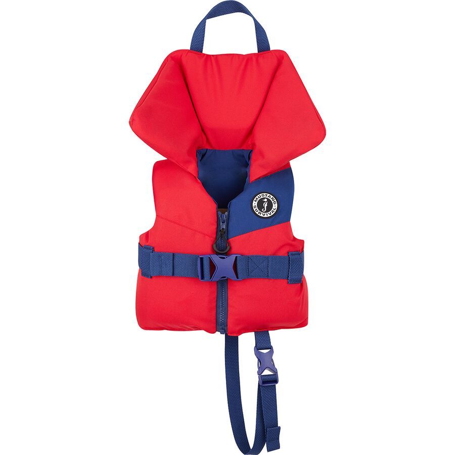 Mustang Survival Lil Legends Foam Vest - Little Kids' Red/Navy