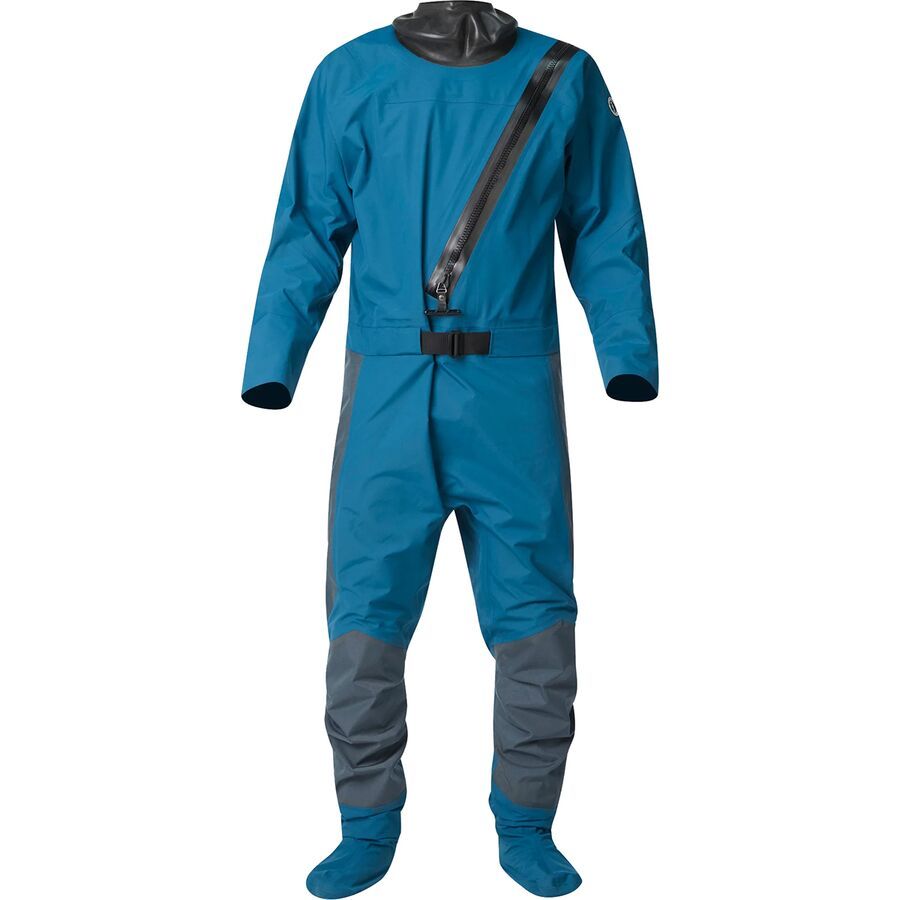 Mustang Survival Quadra Dry Suit - Men's Ocean Blue/Admiral Grey
