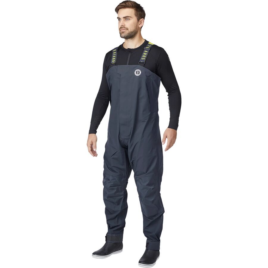 Mustang Survival Taku Waterproof Bib - Men's Admiral Grey
