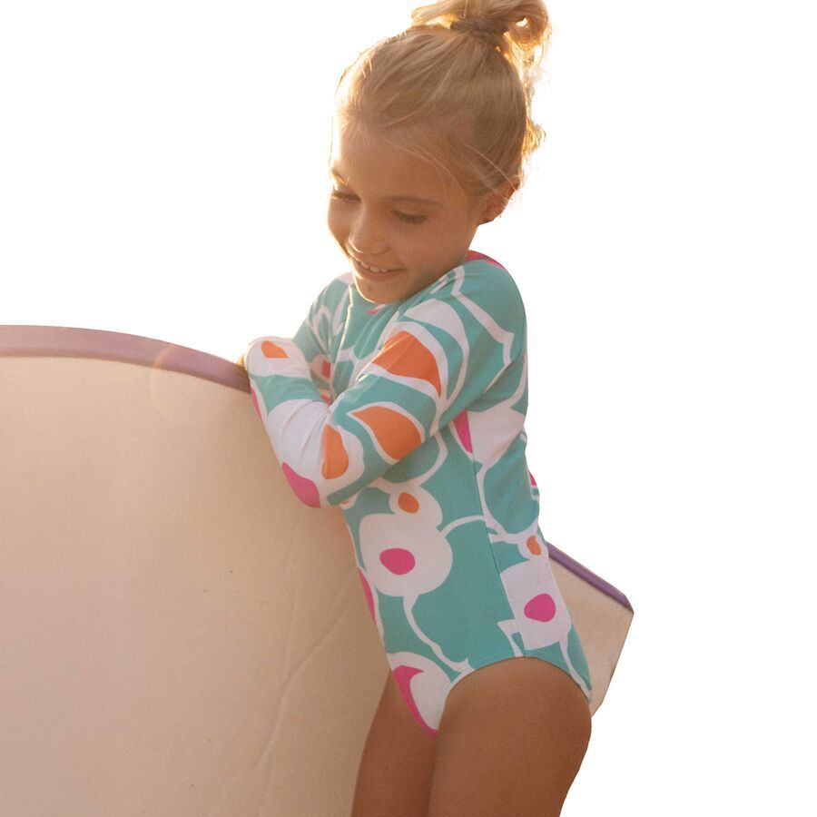 Nani Swimwear Long-Sleeve One-Piece Swimsuit - Girls' Ella