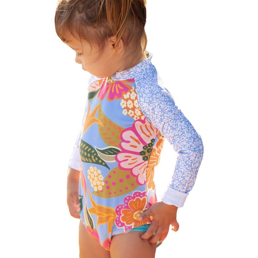 Nani Swimwear Long-Sleeve One-Piece Swimsuit - Toddler Girls' Mona