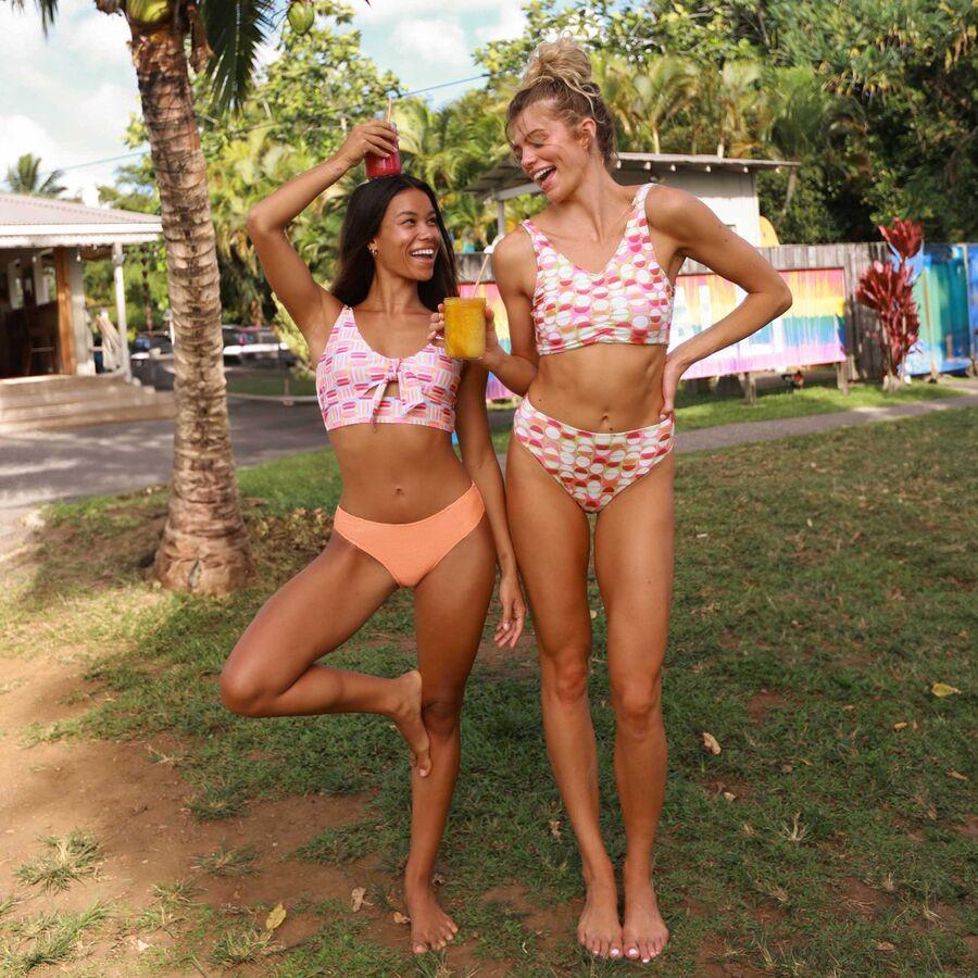 Nani Swimwear Reversible High Leg Bikini Bottom - Women's Citrus