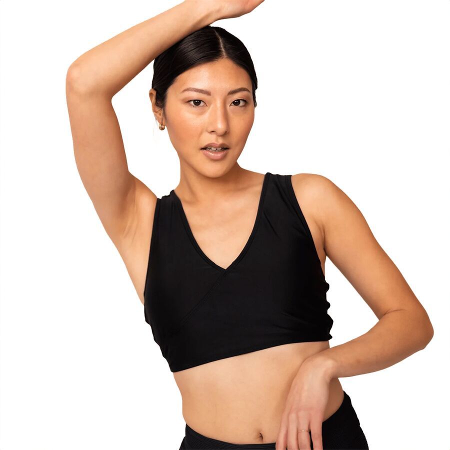 Nani Swimwear Switch V Crop Bikini Top - Women's Black