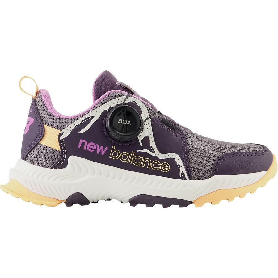 New Balance Dynasoft Trail Magic BOA Shoe - Little Girls' Zinc/Interstellar/Solar Flare