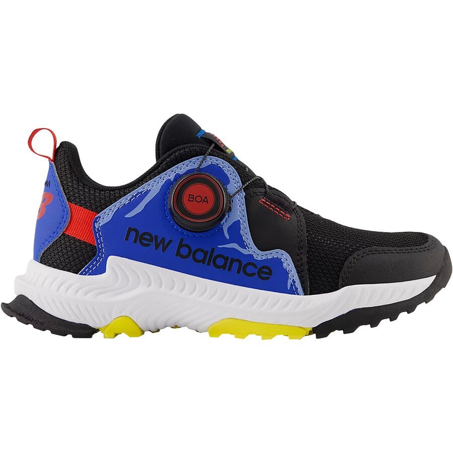 New Balance Dynasoft Trail Magic BOA Shoe - Toddlers' Black/Blue Oasis/True Red