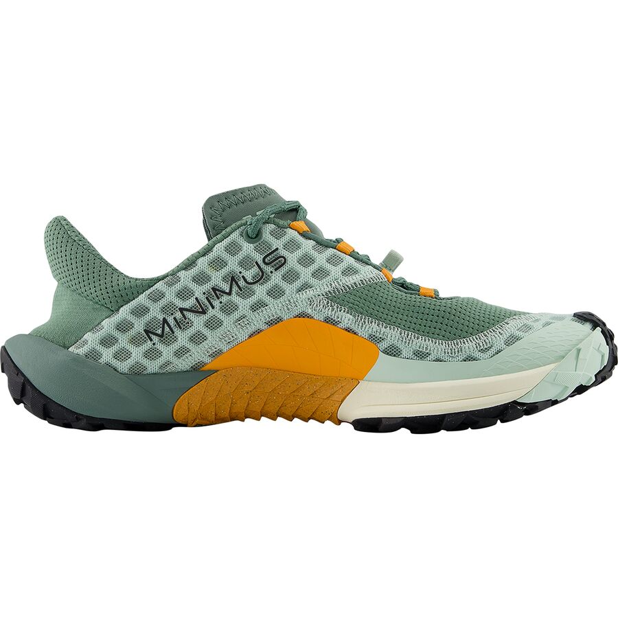 New Balance Minimus Trail Shoe - Men's Clay Ash/Dark Juniper/Sizzle