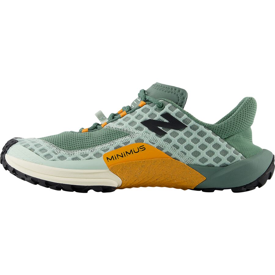 New Balance Minimus Trail Shoe - Men's Clay Ash/Dark Juniper/Sizzle