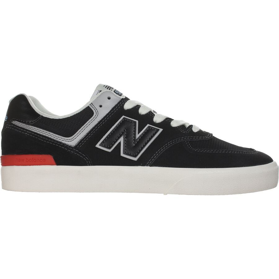 New Balance Numeric 574 Vulc Shoe - Men's Black/Grey
