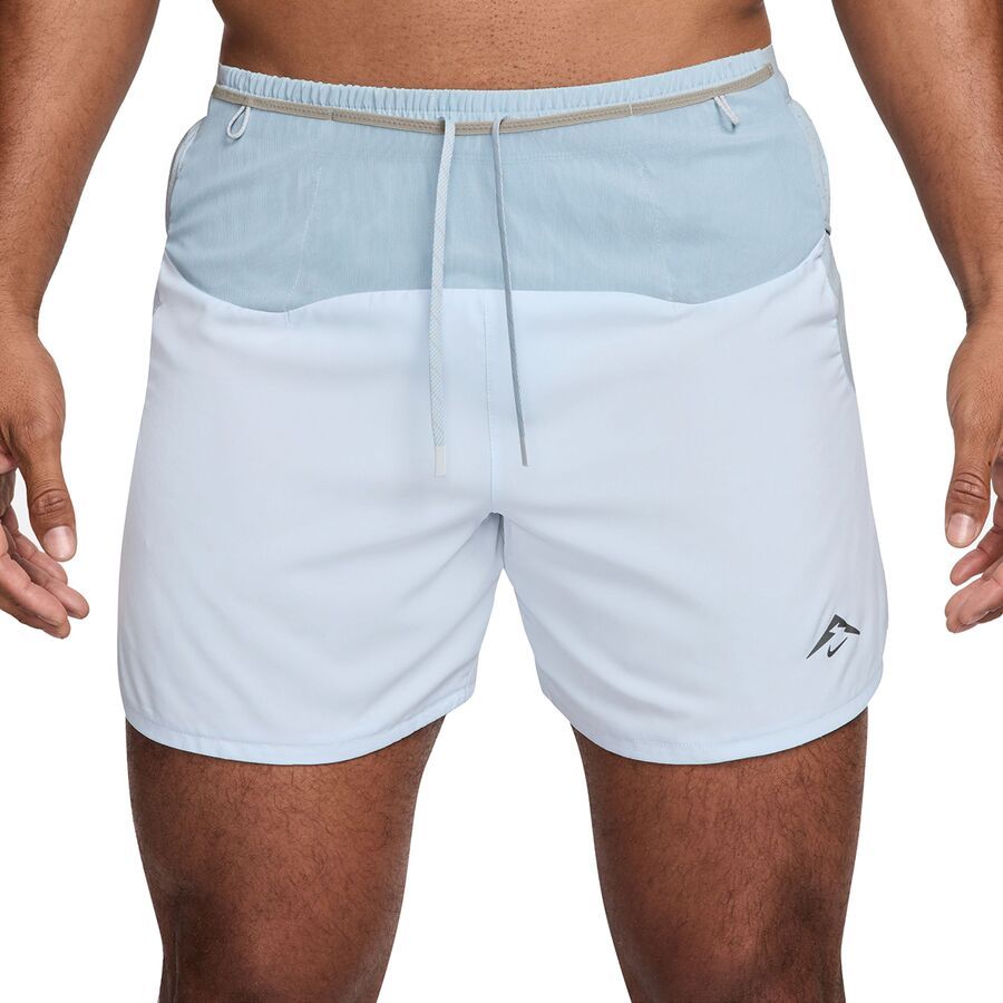Nike Dri-FIT ADV Second Sunrise 5in Brief Short - Men's Football Grey/Light Armory Blue/Black