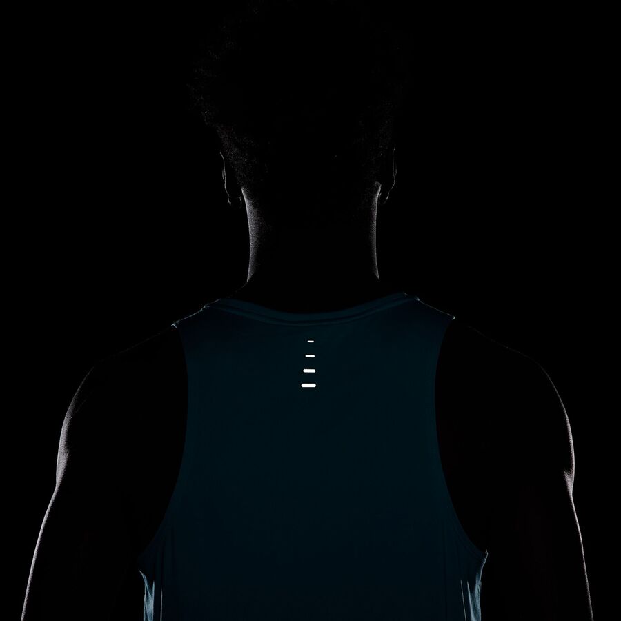 Nike Dri-FIT ADV Stride Tank Top - Men's Dusty Cactus/Reflective Silv