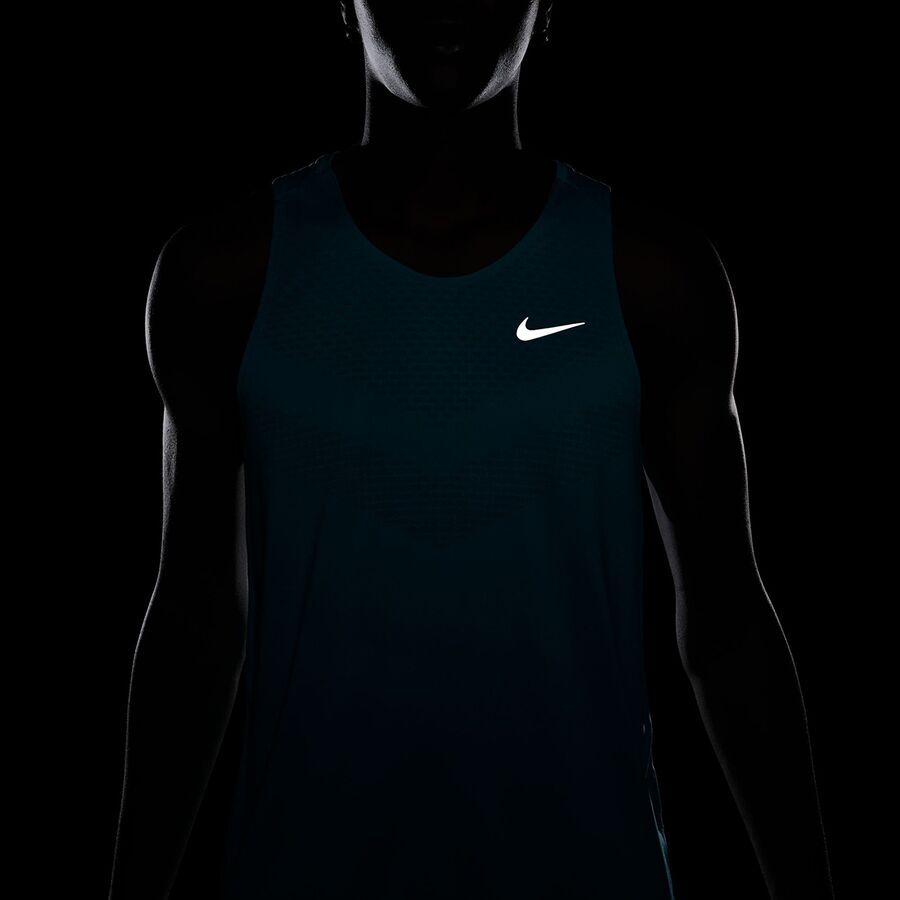 Nike Dri-FIT ADV Stride Tank Top - Men's Dusty Cactus/Reflective Silv