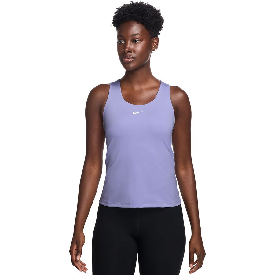 Nike Dri-Fit Swoosh Bra Tank Top - Women's Lilac Ice/White