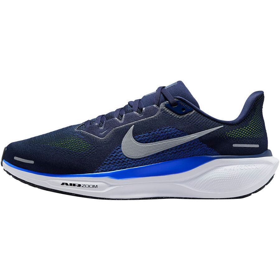 Nike Pegasus 41 Running Shoe - Men's Midnight Navy/Reflective Silver-Black-Volt