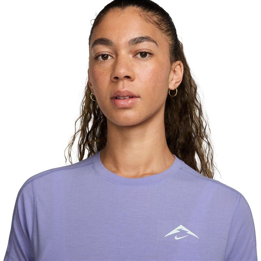Nike Trail Dri-Fit Top - Women's Lilac Ice/Black/White/Summit White