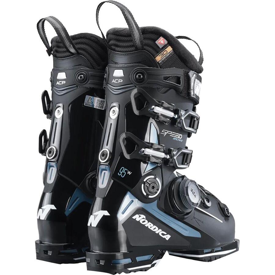 Nordica Speedmachine 3 Boa 95 Ski Boot - Women's - 2025 Black/Lt Blue/White