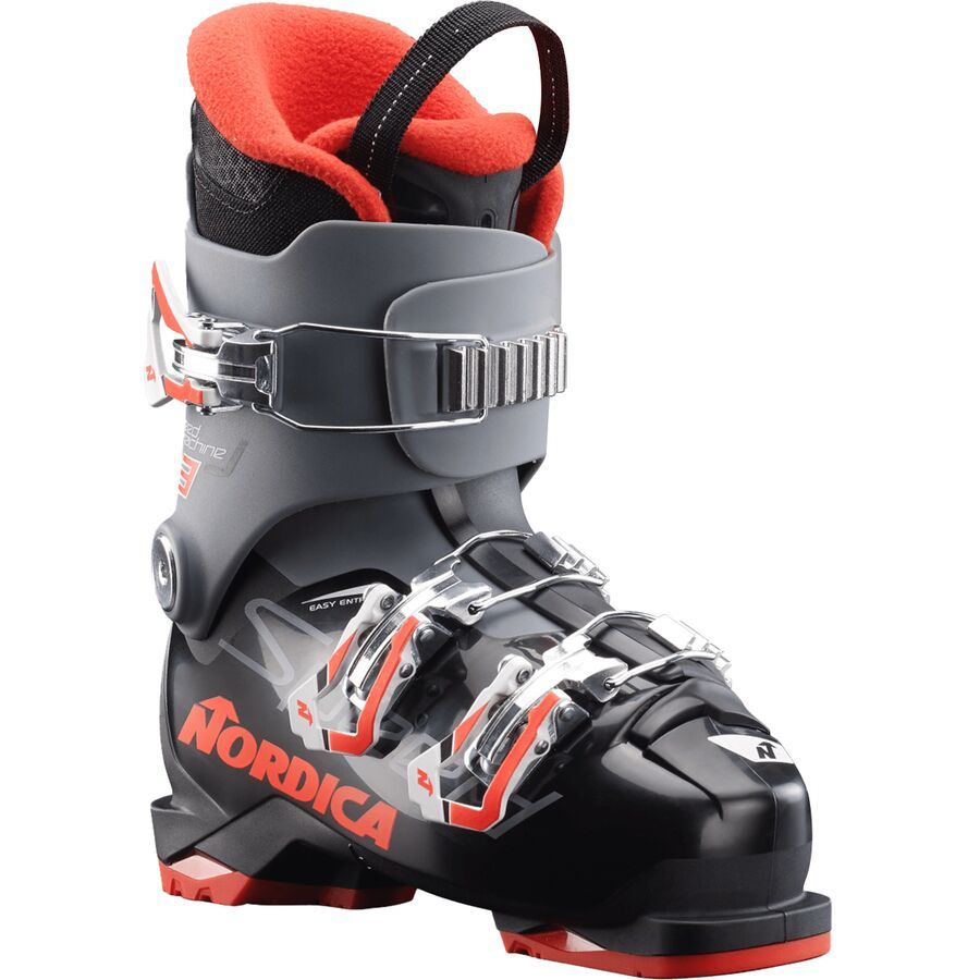 Nordica Speedmachine J3 Ski Boot - 2025 - Kids' Black/Anthracite/Red