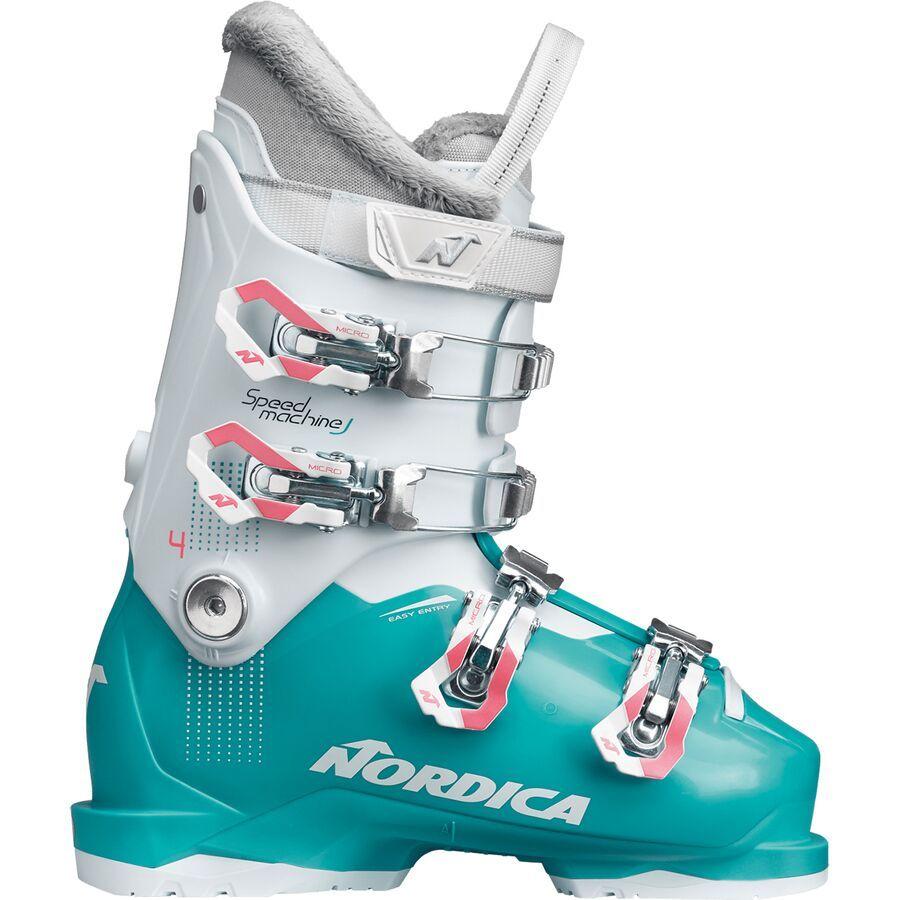 Nordica Speedmachine J4 Ski Boot - 2025 - Girls' Light Blue/White/Pink