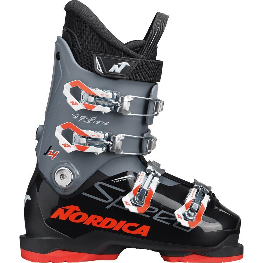 Nordica Speedmachine J4 Ski Boot - 2025 - Kids' Black/Anthracite/Red
