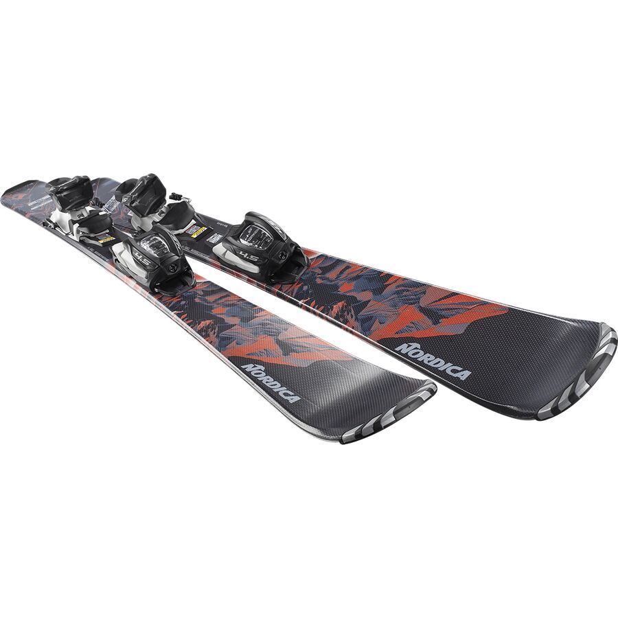 Nordica Team AM FDT + J4.5 Ski - 2025 - Kids' Black/Red/Blue
