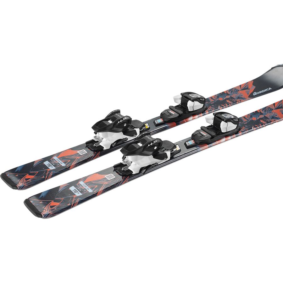 Nordica Team AM FDT + J4.5 Ski - 2025 - Kids' Black/Red/Blue
