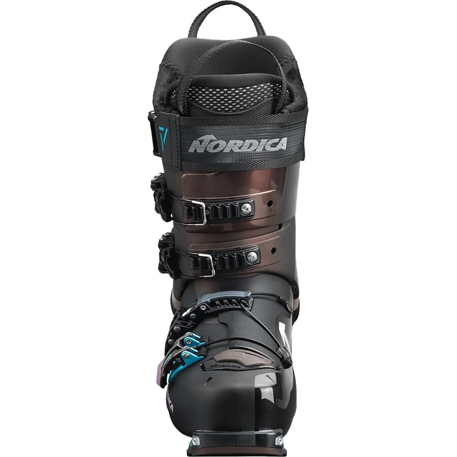 Nordica Unlimited 105 DYN Alpine Touring Boot - 2025 - Women's Black/Irid Purple/Red