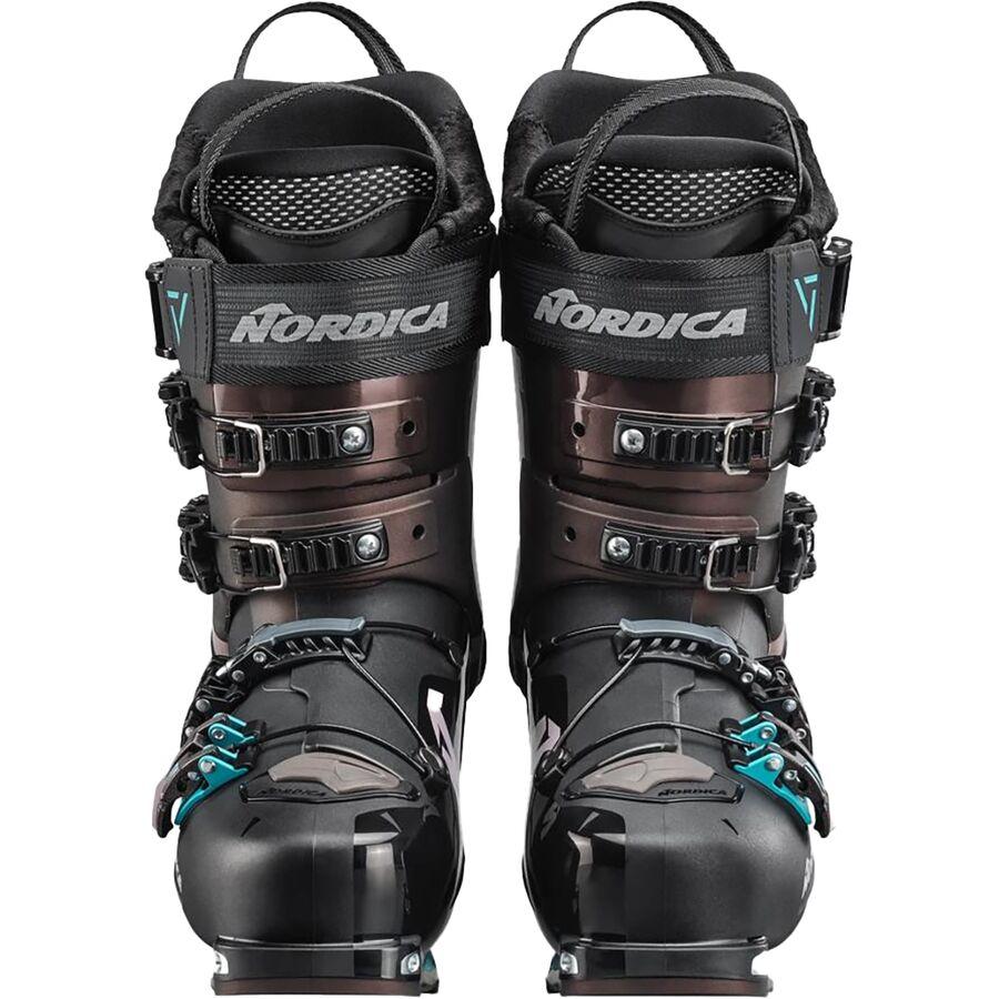Nordica Unlimited 105 DYN Alpine Touring Boot - 2025 - Women's Black/Irid Purple/Red