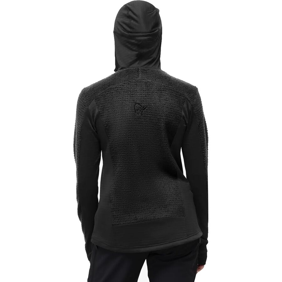 Norrona Falketind Alpha120 Zip Hooded Jacket - Women's Caviar
