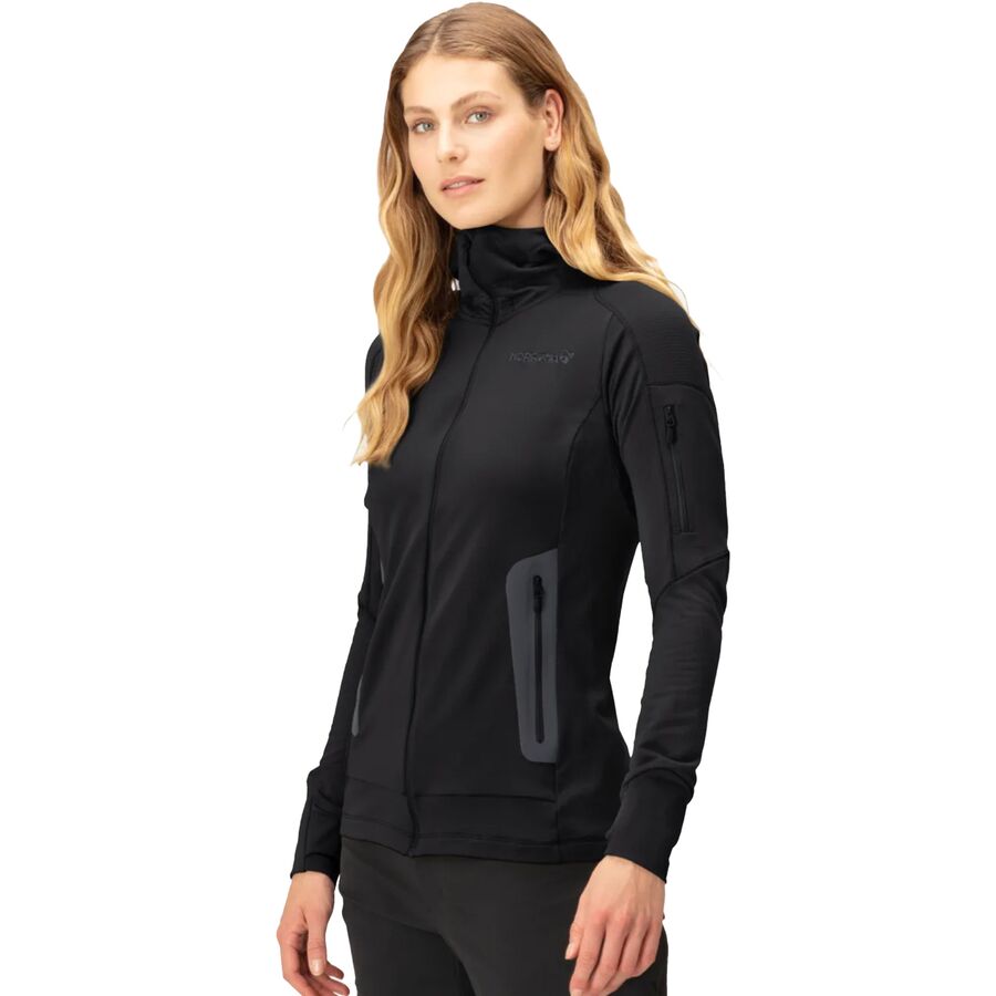 Norrona Falketind Power Grid Hooded Jacket - Women's Caviar