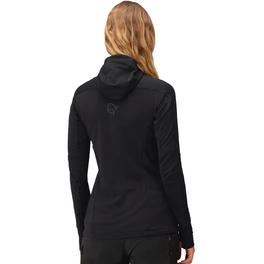 Norrona Falketind Power Grid Hooded Jacket - Women's Caviar