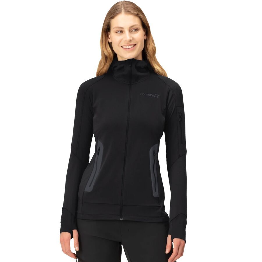 Norrona Falketind Power Grid Hooded Jacket - Women's Caviar