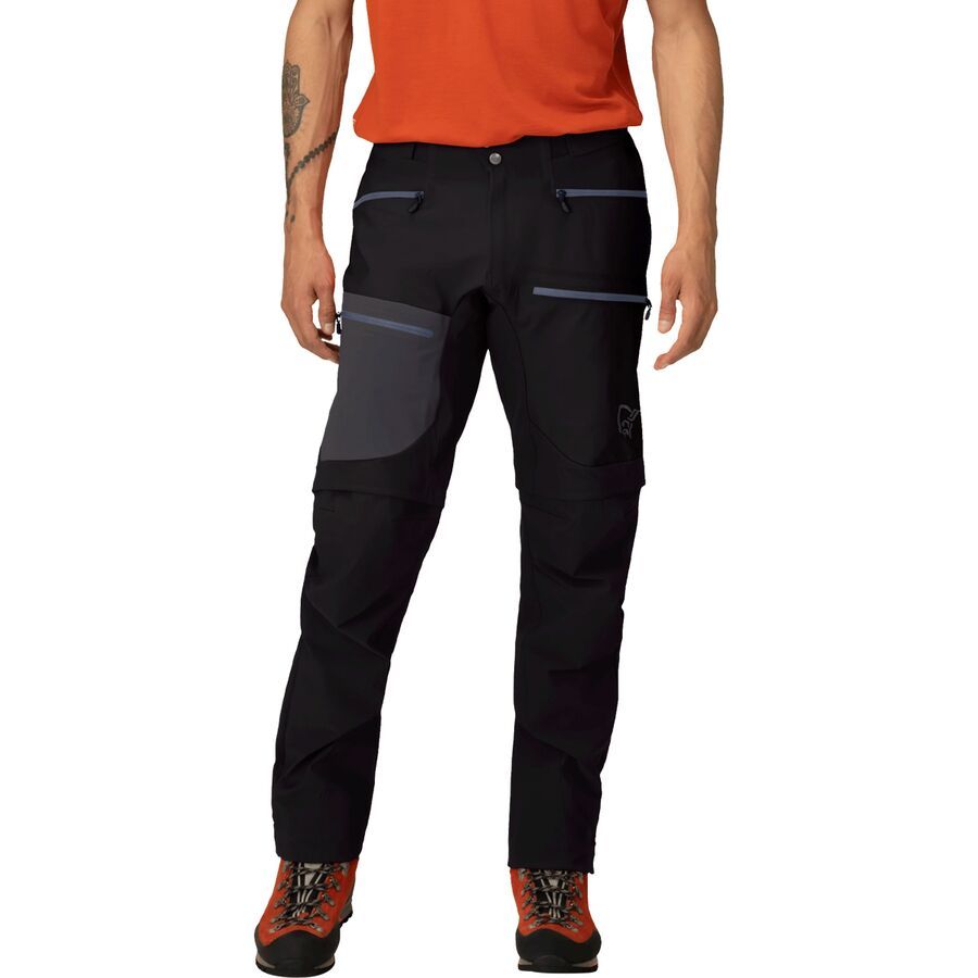 Norrona Trollveggen Flex1 Zip-Off Pant - Men's Caviar