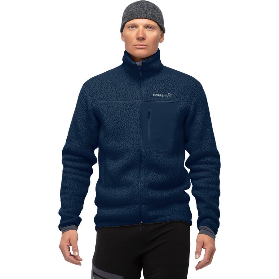 Norrona Trollveggen Thermal Pro Fleece Jacket - Men's Indigo Night/Indigo Night