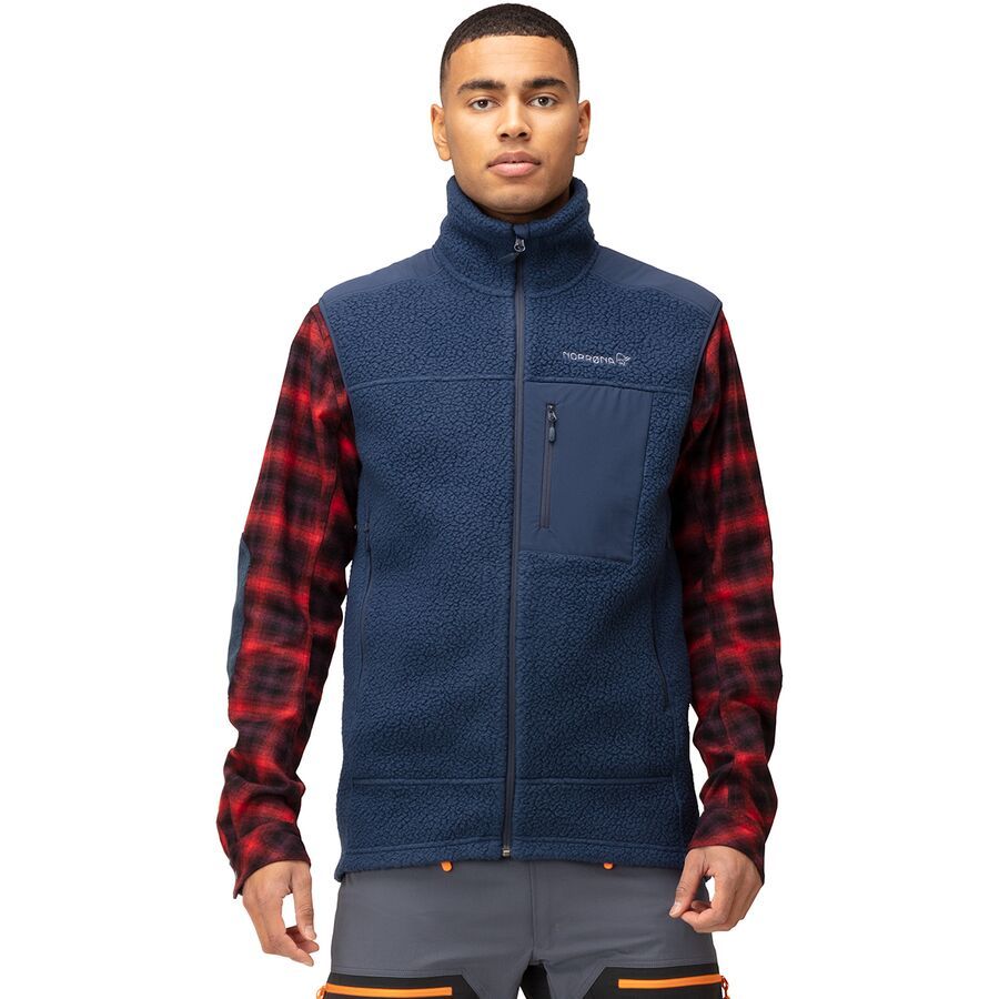 Norrona Trollveggen Thermal Pro Vest - Men's Indigo Night/Indigo Night